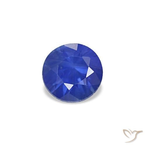 5.45 ctw Blue Sapphire Stones, Natural Sapphire in Diamond-Cut Shape for Sale