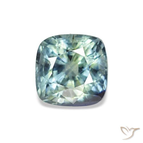 0.67 ct Blue Sapphire Gemstone, Sapphire Gem in Cushion-Cut Shape for Sale.