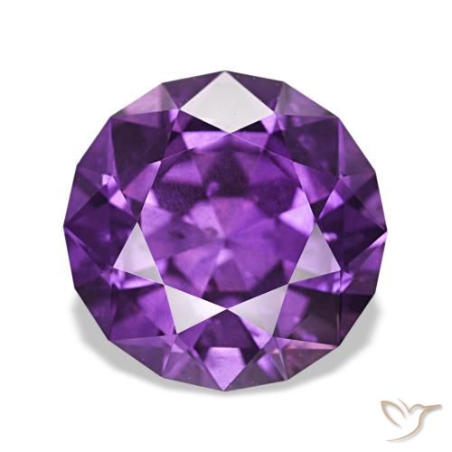3.81ct Violet Sapphire, Round, VS