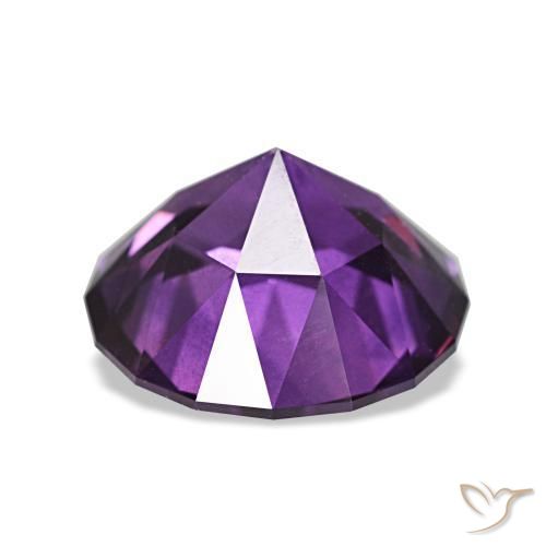 Sapphire Gemstone in 9.5 mm (calibrated) Size for Sale, Sapphire Stone in Medium Light-Violet Color