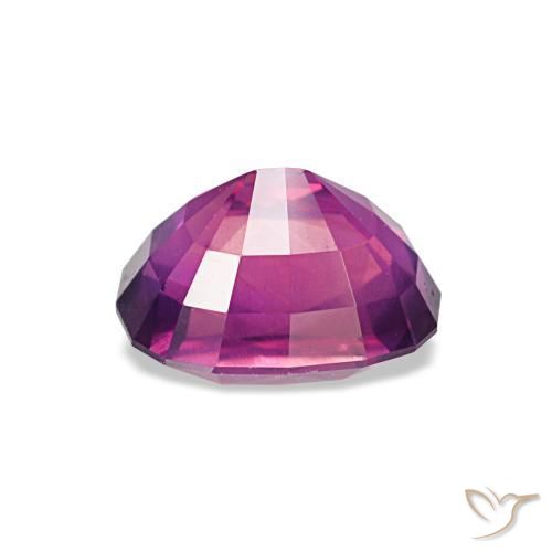 Sapphire Gemstone in 6.6 x 4.9 mm Size for Sale, Sapphire Stone in Medium Purple Color
