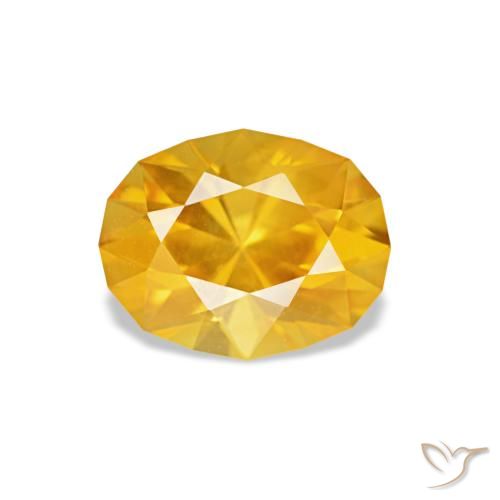 0.92ct Golden Sapphire, Oval, VVS