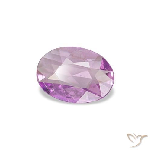 0.29 ct Violet Sapphire Stone, Natural Sapphire in Oval Facet Shape for Sale