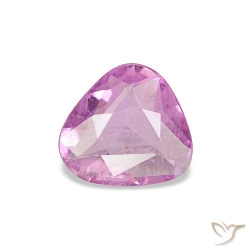 0.40 ct Purple Sapphire Gemstone, Sapphire Gem in Trillion Facet Shape for Sale.