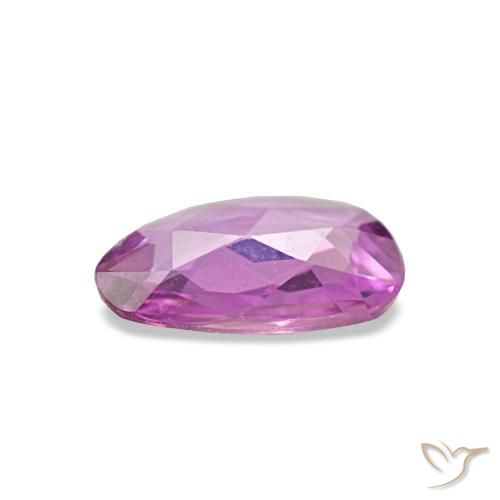 Sapphire Gemstone in 6.4 x 4.5 mm Size for Sale, Sapphire Stone in Medium Purple Color