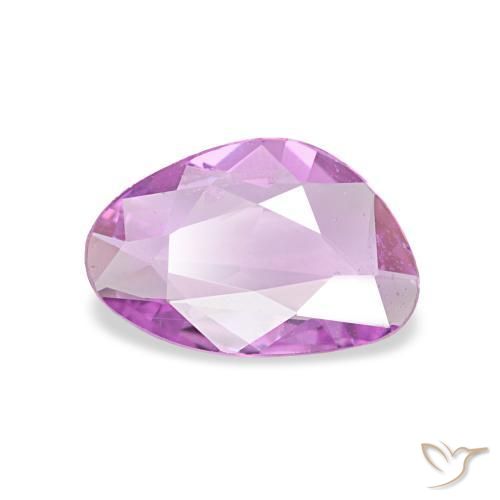 0.47 ct Purple Sapphire Stone, Natural Sapphire in Fancy Cut Shape for Sale