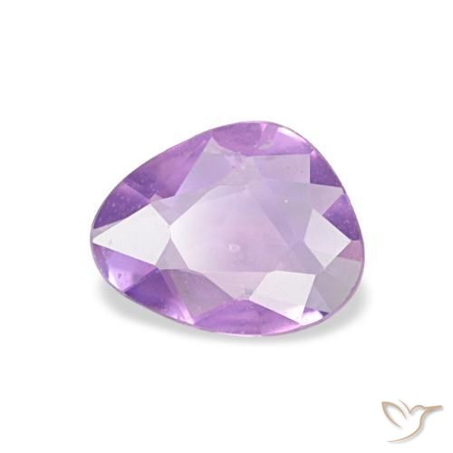 0.37 ct Purple Sapphire Stone, Natural Sapphire in Fancy Cut Shape for Sale