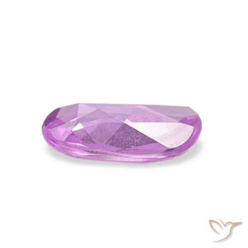 Sapphire Gemstone in 6.7 x 4.7 mm Size for Sale, Sapphire Stone in Intense Purple Color