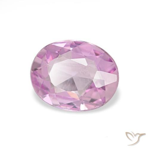 0.51 ct Pink Sapphire Stone, Natural Sapphire in Oval Facet Shape for Sale
