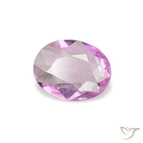 0.21 ct Purple Sapphire Stone, Natural Sapphire in Oval Facet Shape for Sale