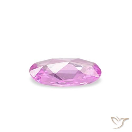 Sapphire Gemstone in 4.9 x 3.8 mm Size for Sale, Sapphire Stone in Medium Light-Purple Color