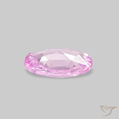 Sapphire Gemstone in 6.1 x 4.9 mm Size for Sale, Sapphire Stone in Intense Purple Color