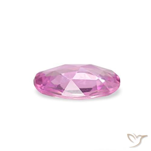 Sapphire Gemstone in 6 x 4 mm (calibrated) Size for Sale, Sapphire Stone in Intense Pink Color