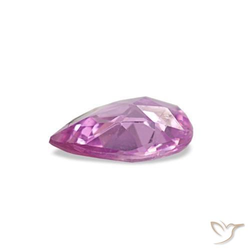 Sapphire Gemstone in 5.9 x 4.7 mm Size for Sale, Sapphire Stone in Intense Purple Color