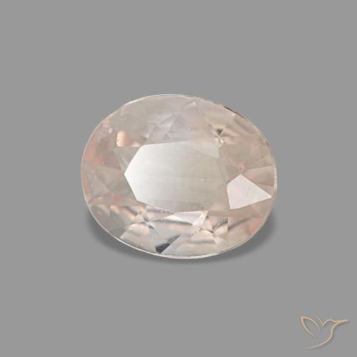 0.59 ct Pink Sapphire Stone, Natural Sapphire in Oval Facet Shape for Sale