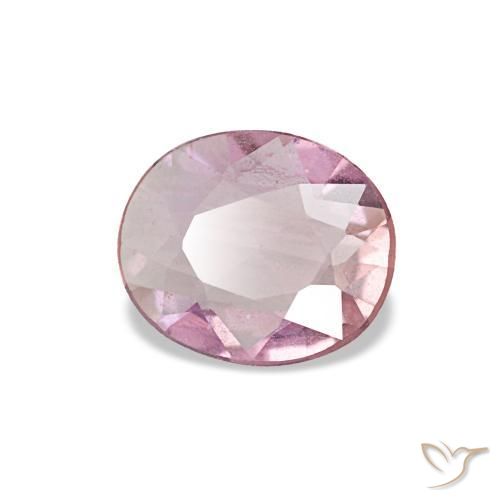 0.44 ct Pink Sapphire Stone, Natural Sapphire in Oval Facet Shape for Sale