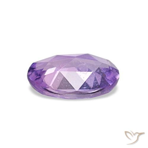 Sapphire Gemstone in 7 x 5 mm (calibrated) Size for Sale, Sapphire Stone in Deep Violet Hue Color