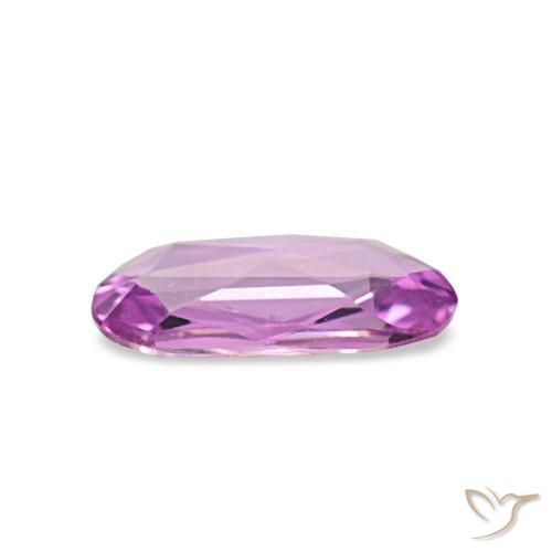 Sapphire Gemstone in 7.3 x 4 mm Size for Sale, Sapphire Stone in Pinkish Purple Color