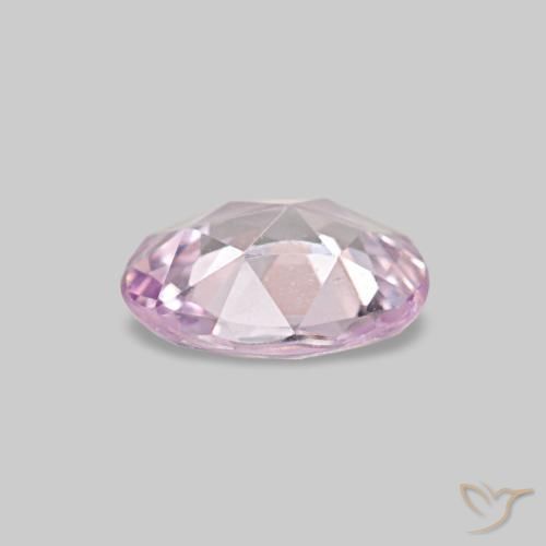 Sapphire Gemstone in 5.8 x 4.8 mm Size for Sale, Sapphire Stone in Light Pink Color