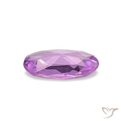 Sapphire Gemstone in 6.5 x 4.7 mm Size for Sale, Sapphire Stone in Medium Purple Color