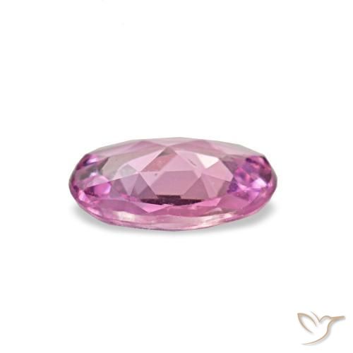 Sapphire Gemstone in 6.1 x 5 mm Size for Sale, Sapphire Stone in Hot Pink Color