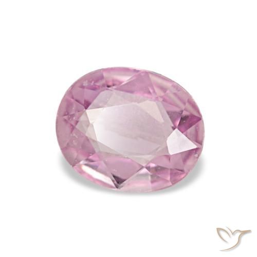 0.59 ct Pink Sapphire Stone, Natural Sapphire in Oval Facet Shape for Sale