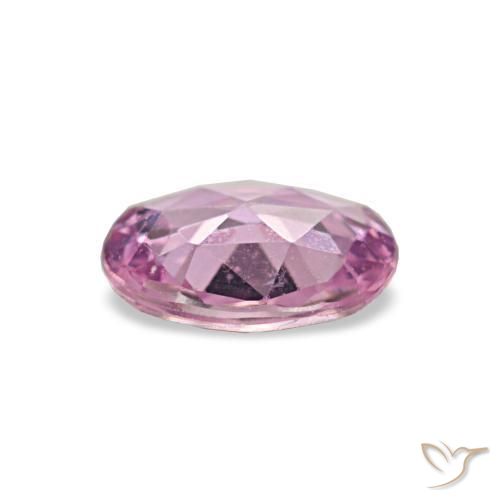 Sapphire Gemstone in 6 x 5 mm Size for Sale, Sapphire Stone in Medium Rose Pink Color