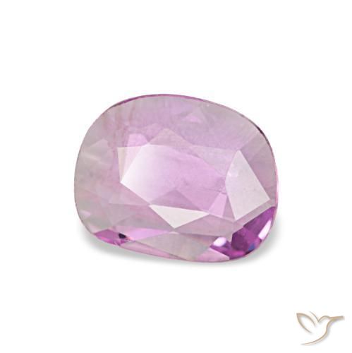 0.44 ct Purple Sapphire Stone, Natural Sapphire in Oval Facet Shape for Sale