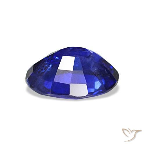 Sapphire Gemstone in 8 x 6 mm (calibrated) Size for Sale, Sapphire Stone in Royal Blue Color