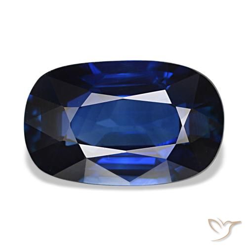 3.01ct Blue Sapphire, Cushion, VVS