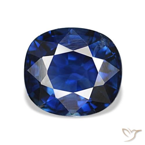 2.25ct Blue Sapphire, Cushion, VS
