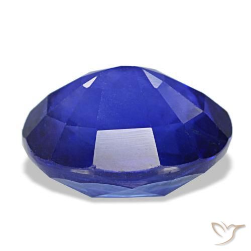 Sapphire Gemstone in 10.8 x 8.5 mm Size for Sale, Sapphire Stone in Velvet Blue Color