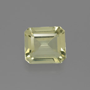 1.47 ct Yellow Scapolite Gemstone, Scapolite Gem in Octagon Facet Shape for Sale.