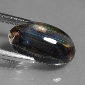 Scapolite Gemstone in 12.2 x 8 mm Size for Sale, Scapolite Stone in Rainbow Colored Color