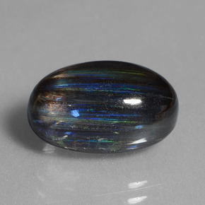 6.73 ct Multicolor Scapolite Stone, Natural Scapolite in Oval Cabochon Shape for Sale