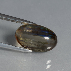 Scapolite Gemstone in 12.9 x 8 mm Size for Sale, Scapolite Stone in Rainbow Colored Color