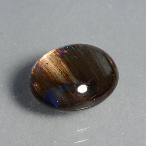 4.21 ct Multicolor Scapolite Stone, Natural Scapolite in Oval Cabochon Shape for Sale
