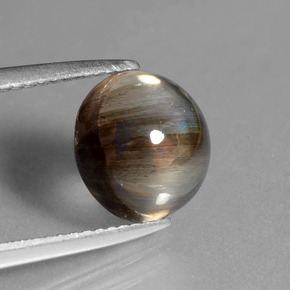 2.72 ct Multicolor Scapolite Gemstone, Scapolite Gem in Oval Cabochon Shape for Sale.