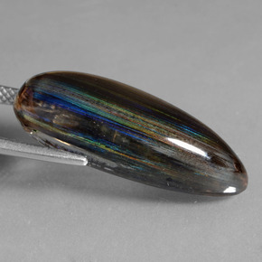 Scapolite Gemstone in 25.7 x 10.2 mm Size for Sale, Scapolite Stone in Rainbow Colored Color