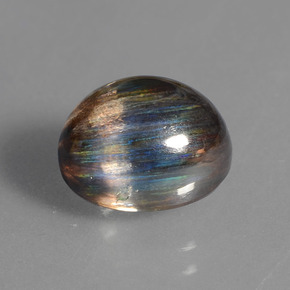 4.52 ct Multicolor Scapolite Stone, Natural Scapolite in Oval Cabochon Shape for Sale