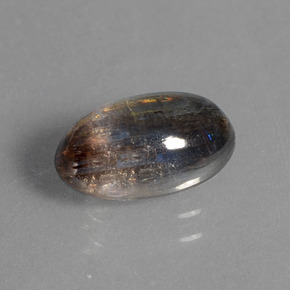 2.68 ct Multicolor Scapolite Stone, Natural Scapolite in Oval Cabochon Shape for Sale