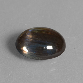 2.54 ct Multicolor Scapolite Stone, Natural Scapolite in Oval Cabochon Shape for Sale