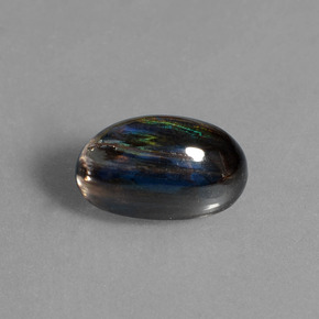 4.11 ct Multicolor Scapolite Stone, Natural Scapolite in Oval Cabochon Shape for Sale