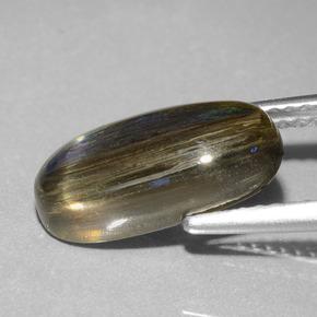 Scapolite Gemstone in 13.8 x 6.5 mm Size for Sale, Scapolite Stone in Rainbow Colored Color