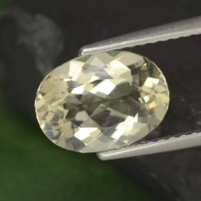 1.99 ct Yellow Scapolite Gemstone, Scapolite Gem in Oval Facet Shape for Sale.