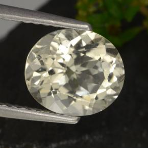 1.94 ct Yellow Scapolite Stone, Natural Scapolite in Oval Facet Shape for Sale