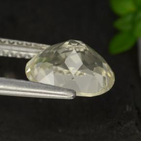 Scapolite Gemstone in 8.6 x 7.2 mm Size for Sale, Scapolite Stone in Yellow Color