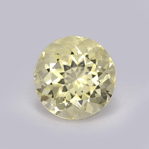 2.2ct Round Facet Yellow Scapolite Gem for sale 2.2ct Round Facet Yellow Scapolite Gem (ID: 470189)
