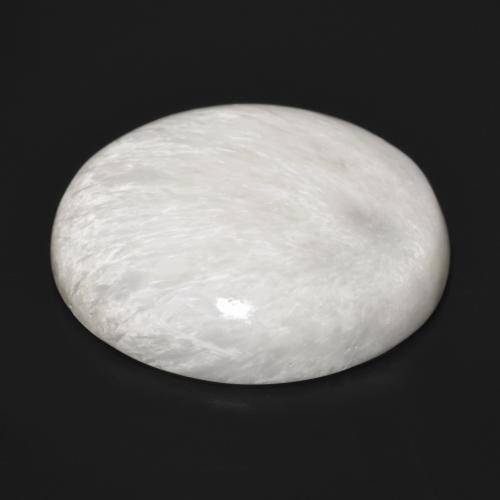 Scolecite Gemstone in 23.8 mm Size for Sale, Scolecite Stone in Off White Color