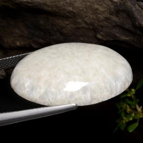 Scolecite Gemstone in 30 x 20.4 mm Size for Sale, Scolecite Stone in White Color